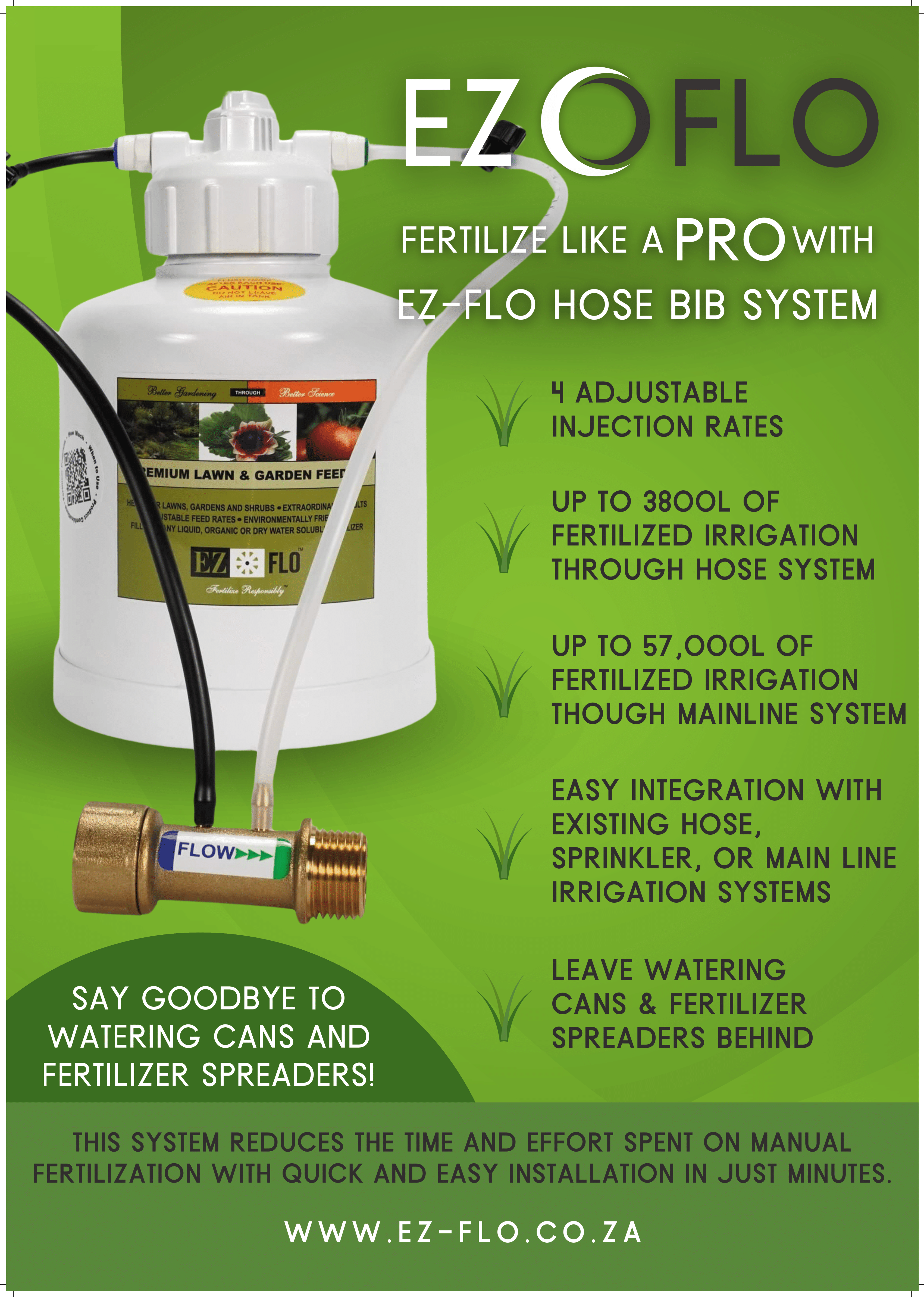 EZ-FLO – 3,8 Litre Hose Bib